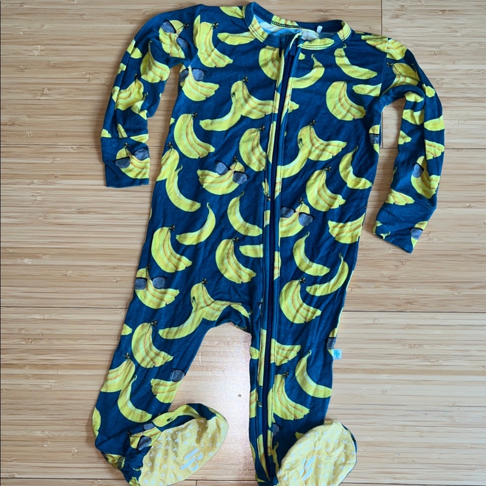 Posh Peanut Banana Print Footie